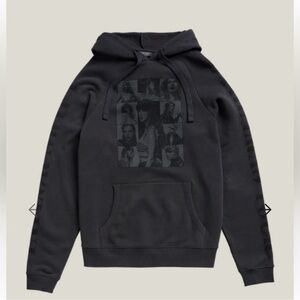 Taylor Swift The Eras Tour Sz XL Hoodie Sweatshirt Faded Gray Black